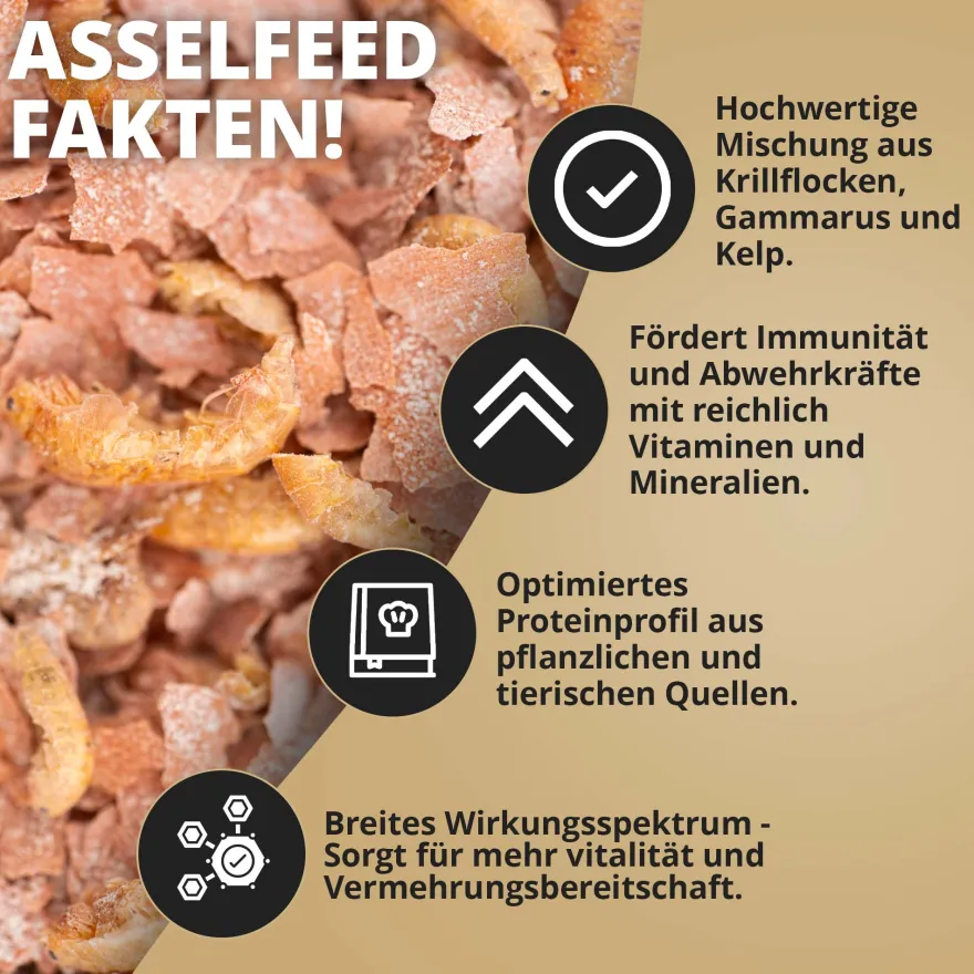NatureHolic AsselFeed, Mischfutter für Asseln, 30 g