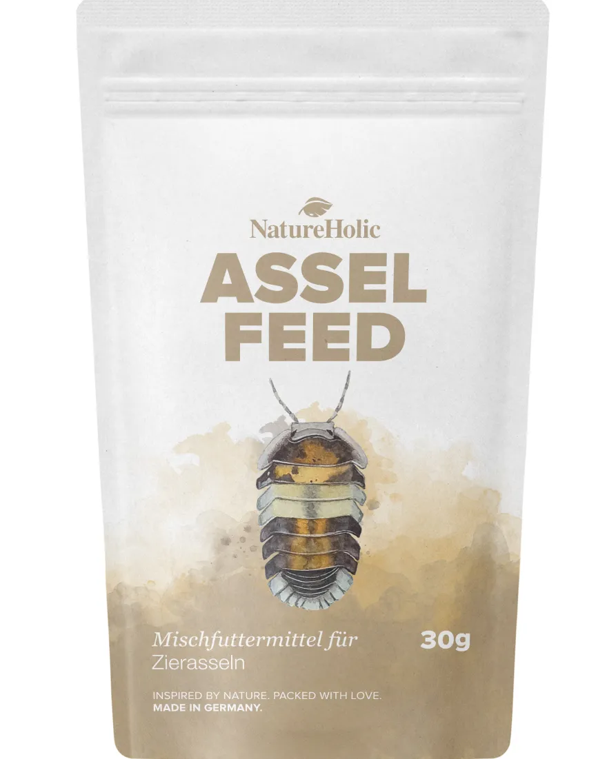 NatureHolic AsselFeed, Mischfutter für Asseln, 30 g