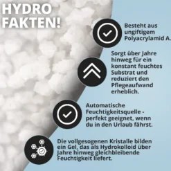 NatureHolic Assel HydroProtect, Wasserspeicher für Asselterrarien, 50 g