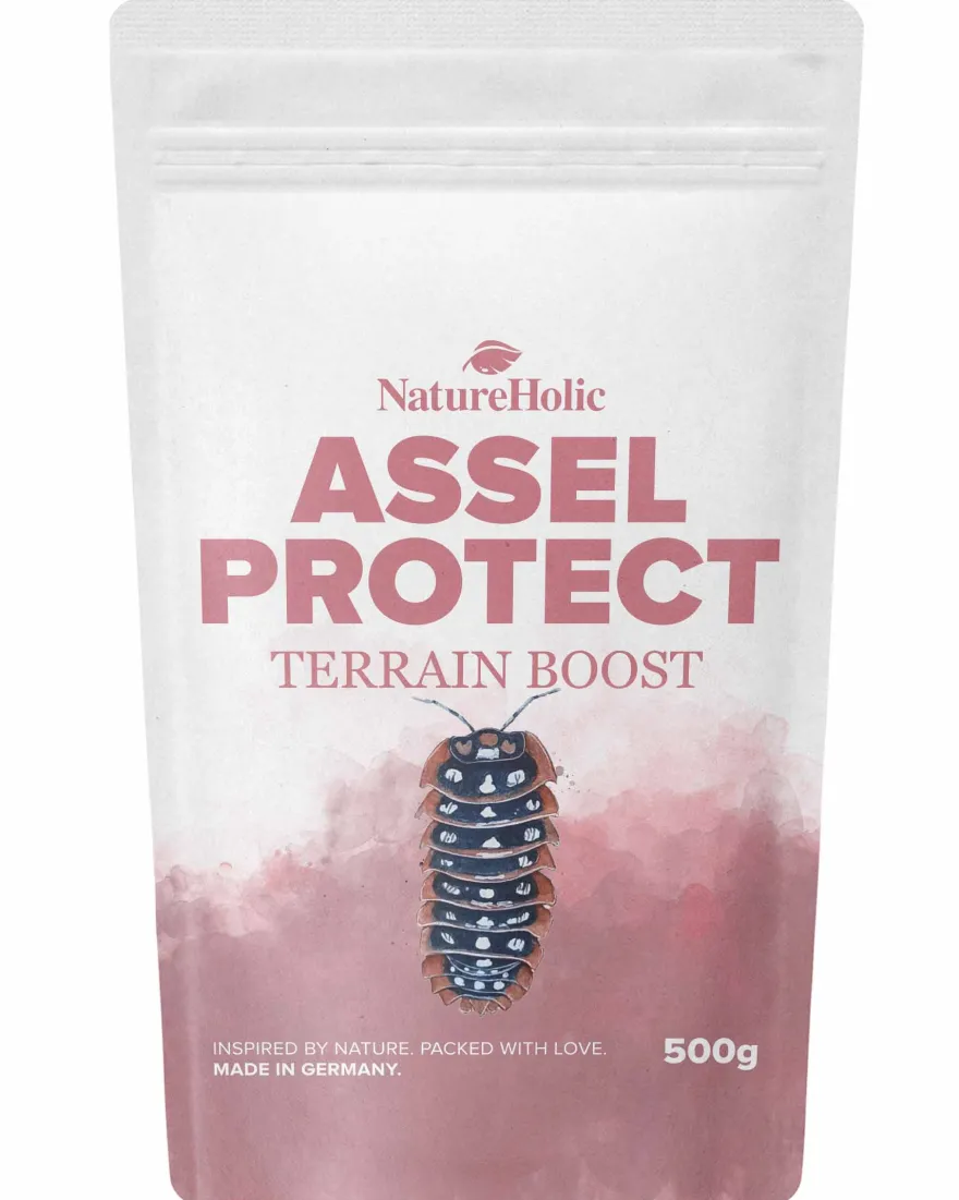 NatureHolic Assel Protect TerrainBoost, Bodenverbesserung im Asselterrarium, 500 g