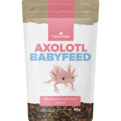 NatureHolic Axolotl Babyfeed, Jungtier Axolotl Softfutter, 50 g