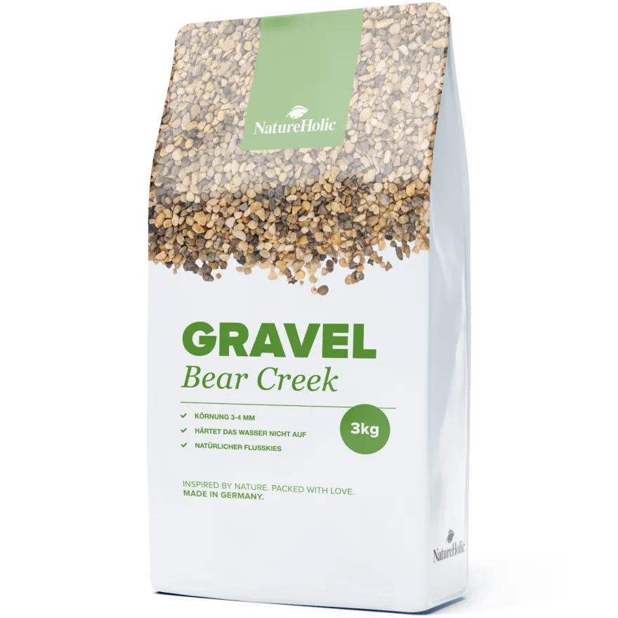 NatureHolic Bear Creek, Aquarium-Naturkies, 3 kg