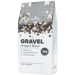 NatureHolic Black & White River, Aquarium-Naturkies, 3 kg