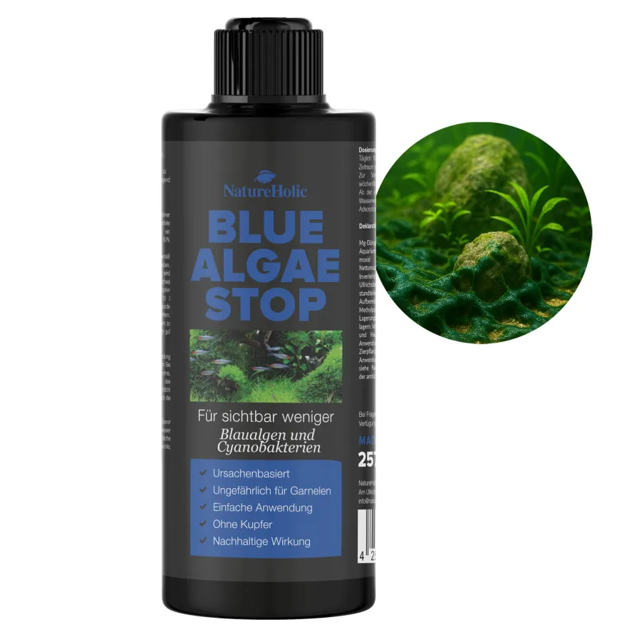 NatureHolic Blue Algae Stop, Blaualgen Entferner, 250 ml