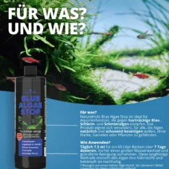NatureHolic Blue Algae Stop, Blaualgen Entferner, 250 ml