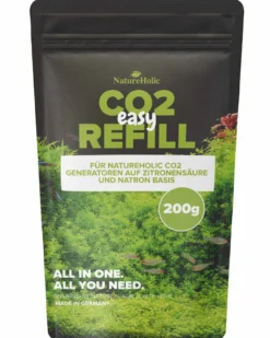 NatureHolic CO2 Easy Refill, Nachfüllset CO2 Anlage, 200 g