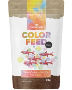 NatureHolic Color Feed, Nanofischfutter zur Farbverstärkung, 30 g