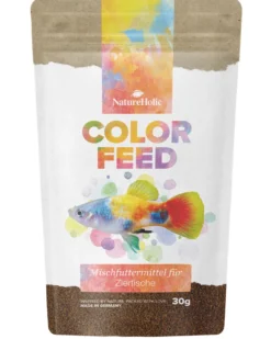 NatureHolic Color Feed, Zierfischfutter zur Farbverstärkung, 30 g