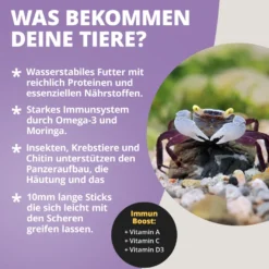 NatureHolic Crabfeed, Krabbenfutter, 30 g
