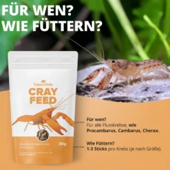 NatureHolic Crayfeed, Krebsfutter, 30g