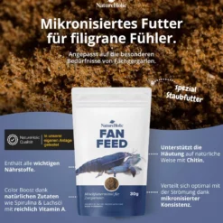 NatureHolic Fanfeed, Fächergarnelen Futter, 30 g
