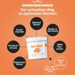 NatureHolic GH Salt, Aufhärtesalz zur Erhöhnung der Gesamthärte, 100 g