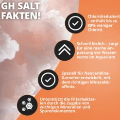 NatureHolic GH Salt, Aufhärtesalz zur Erhöhnung der Gesamthärte, 100 g