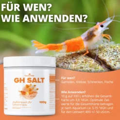 NatureHolic GH Salt, Aufhärtesalz zur Erhöhnung der Gesamthärte, 100 g