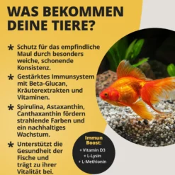 NatureHolic Goldfish Softies, Goldfischfutter, 130 g
