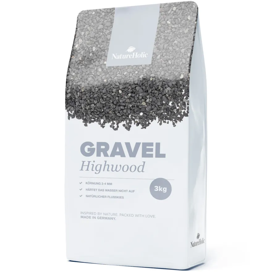 NatureHolic Highwood River, Aquarium-Naturkies, 3 kg