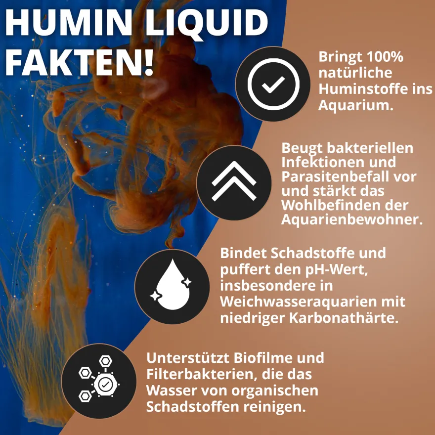 NatureHolic Humin Liquid, Wasseraufbereiter, 125 ml