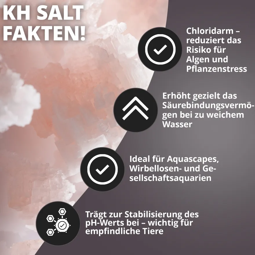 NatureHolic KH Salt, Aufhärtesalz zur Erhöhnung der Karbonathärte, 100 g