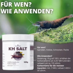 NatureHolic KH Salt, Aufhärtesalz zur Erhöhnung der Karbonathärte, 100 g