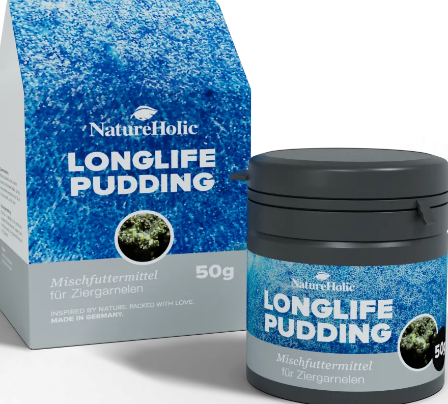 NatureHolic LonglifePudding, Garnelenfutter, 50 ml