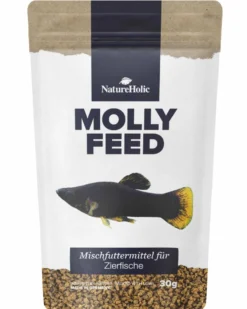 NatureHolic MollyFeed, Fischfutter, 30 g