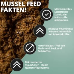 NatureHolic Musselfeed, Muschelfutter, 30 g