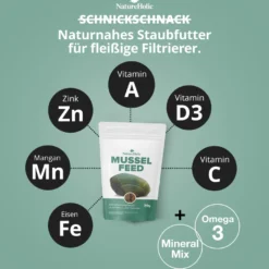 NatureHolic Musselfeed, Muschelfutter, 30 g