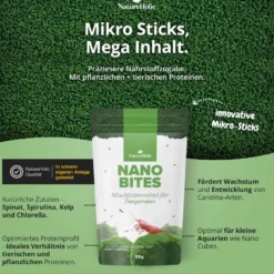 NatureHolic Nano Bites, Futter für Wirbellose, 25 g