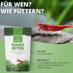 NatureHolic Nano Bites, Futter für Wirbellose, 25 g