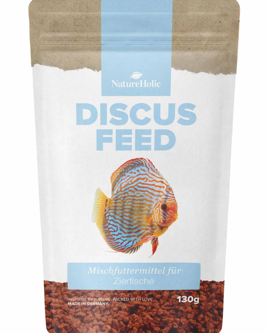 NatureHolic NatureHolic Discusfeed, Granulatfutter für Diskusfische, 130 g