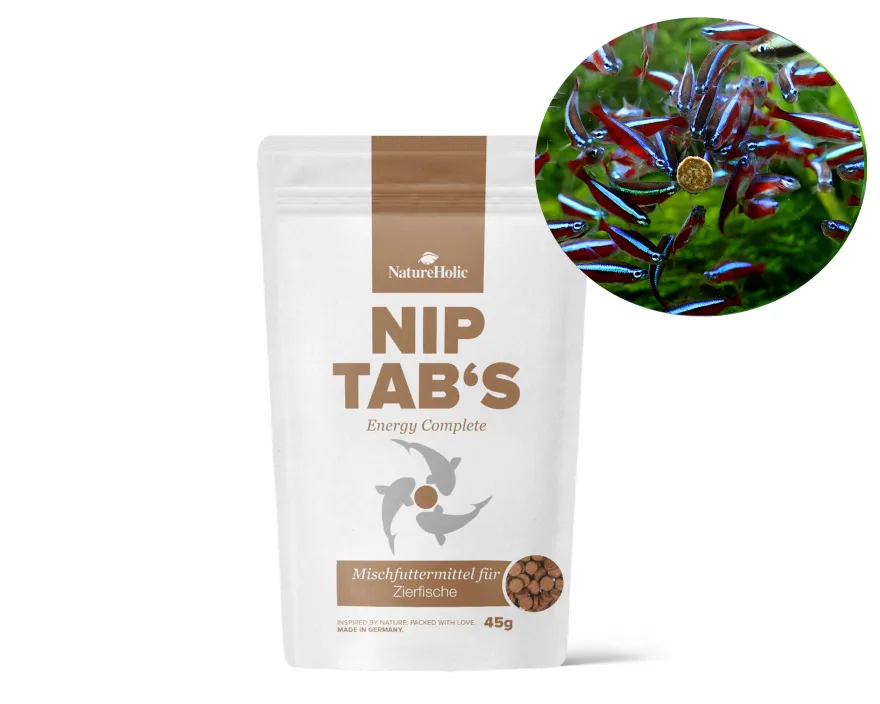 NatureHolic NipTabs Energy Complete, Hafttabletten, 45 g