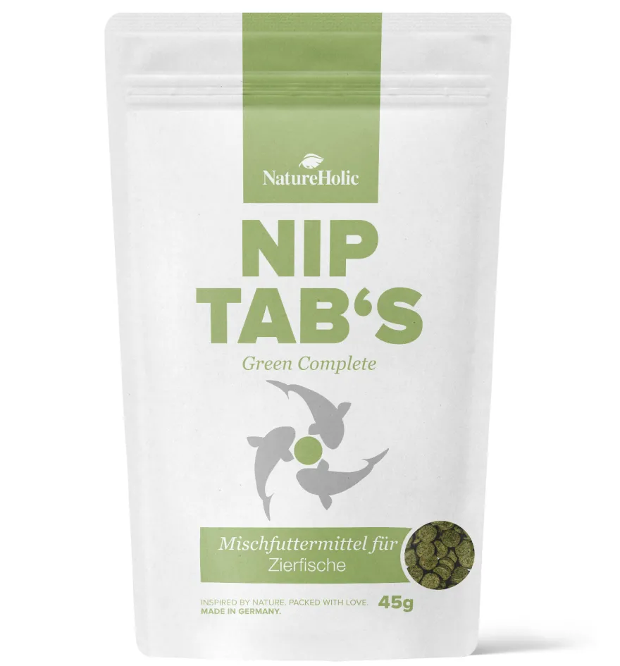 NatureHolic NipTabs Green Complete, Hafttabletten, 45 g