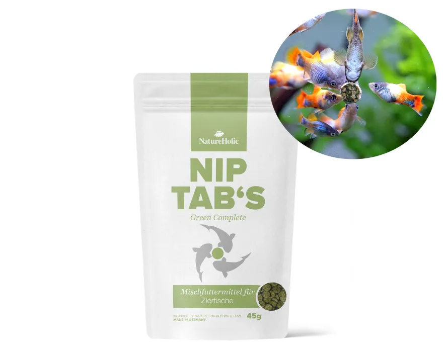 NatureHolic NipTabs Green Complete, Hafttabletten, 45 g