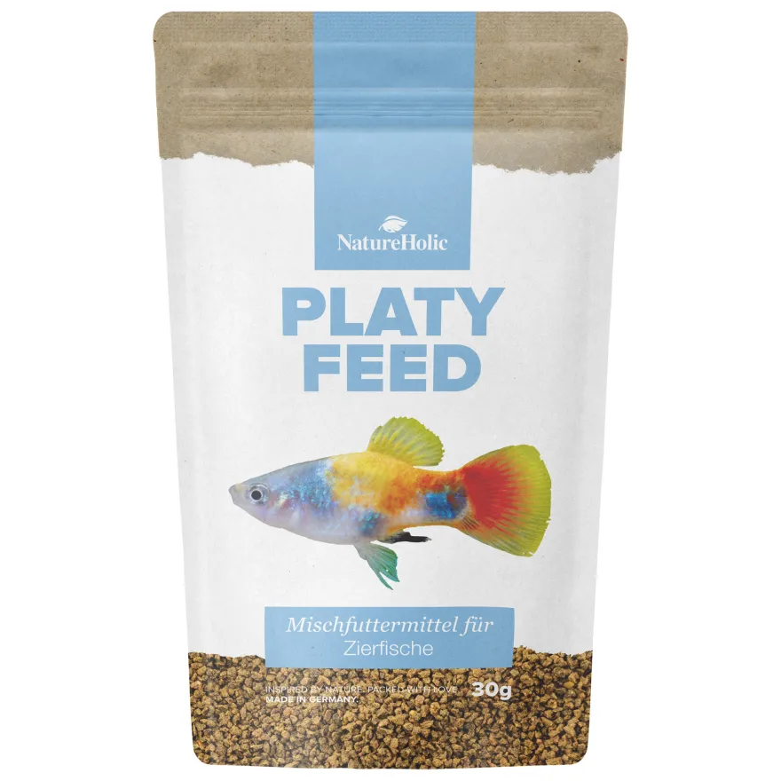 NatureHolic PlatyFeed, Fischfutter, 30 g