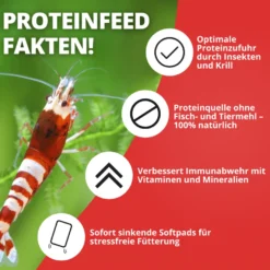 NatureHolic Proteinfeed, Garnelenfutter, 30 g