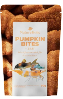 NatureHolic Pumpkin Cinnamon Bites , Futter für Wirbellose, 30 g