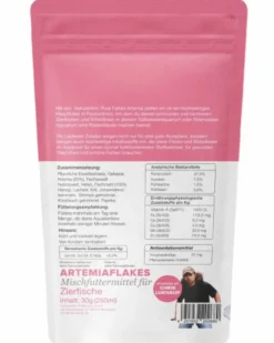 NatureHolic Pure Flakes Artemia, Futter für Fische und Wirbellose, 30 g