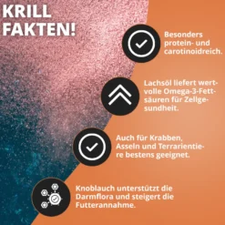 NatureHolic Pure Flakes Krill, Zierfischfutter, 30 g
