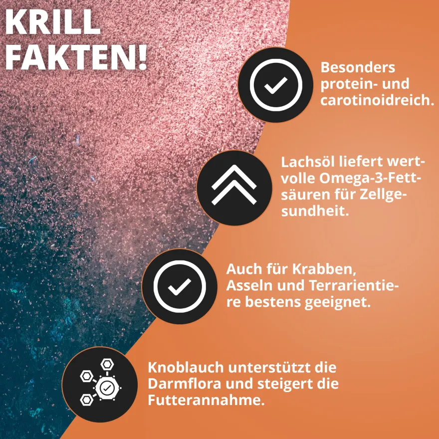 NatureHolic Pure Flakes Krill, Zierfischfutter, 30 g