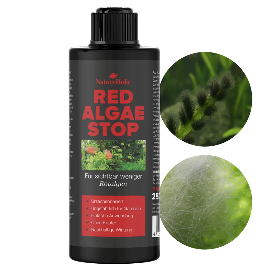 NatureHolic Red Algae Stop, Rotalgen Entferner, 250 ml