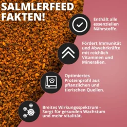 NatureHolic SalmlerFeed, Hauptfutter-Granulat, 30g