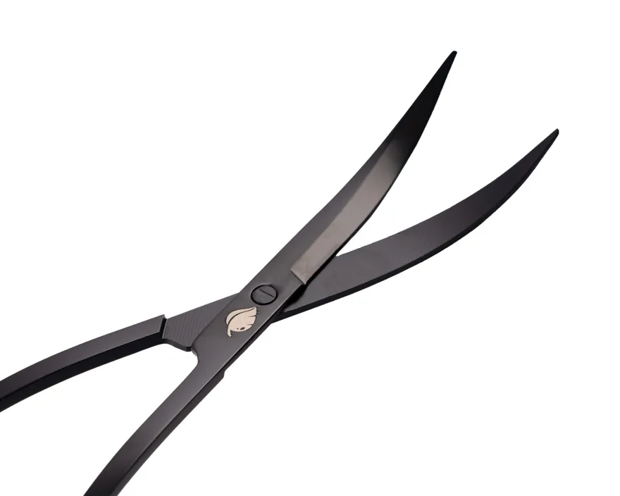 NatureHolic Scaping Scissors wave black, geschwungene Pflanzenschere, 25 cm