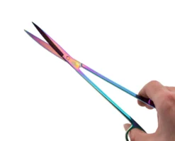 NatureHolic Scaping Scissors curved color, gebogene Pflanzenschere, 25 cm