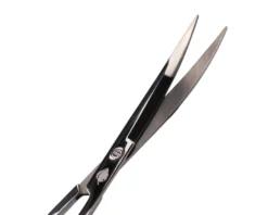 NatureHolic Scaping Scissors curved silver, gebogene Pflanzenschere, 22 cm