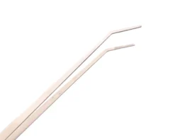 NatureHolic Scaping Tweezers curved silver, gebogene Pflanzenpinzette, 48 cm