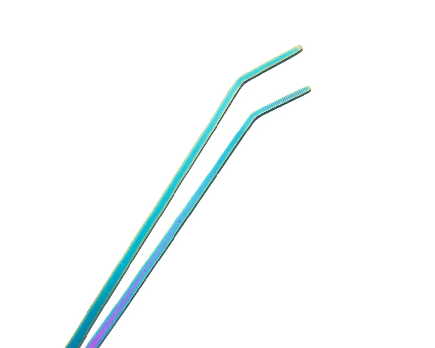 NatureHolic Scaping Tweezers curved color, gebogene Pflanzenpinzette, 27 cm