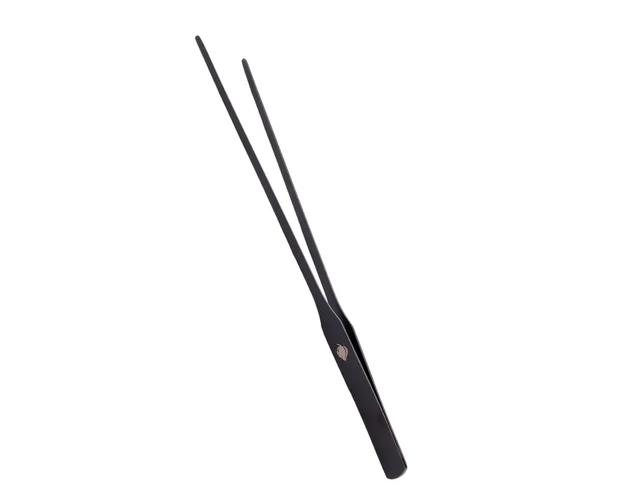NatureHolic Scaping Tweezers straight black, gerade Pflanzenpinzette, 27 cm