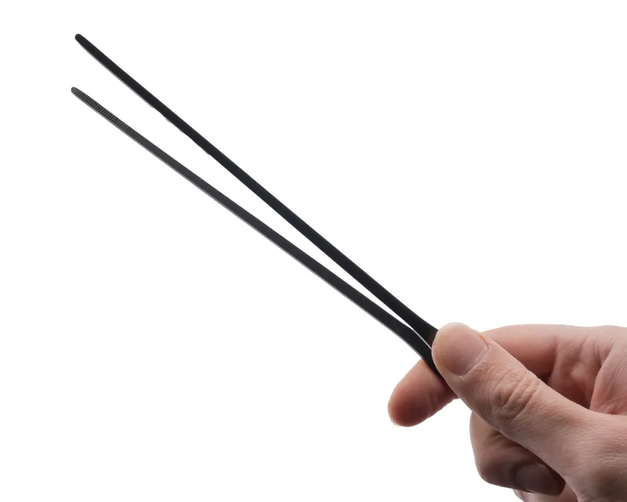 NatureHolic Scaping Tweezers straight black, gerade Pflanzenpinzette, 27 cm
