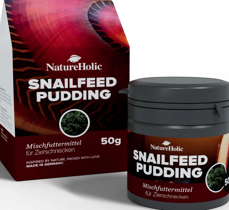 NatureHolic SnailFeed Pudding, Schneckenfutter, 50 g