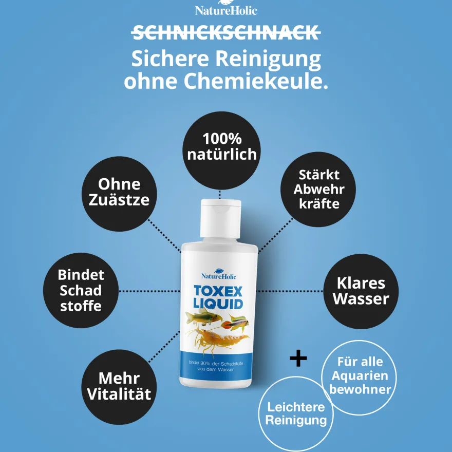 NatureHolic ToxEx Liquid, Wasseraufbereiter, 125 ml